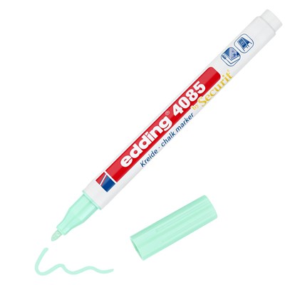 edding 4085 Kreidemarker pastellgrün, Rundspitze 1-2 mm (Art.-Nr.: 4-4085137)