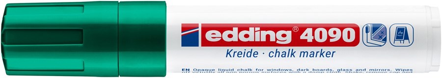 edding 4090 Kreidemarker grün, Keilspitze 4-15 mm (Art.-Nr.: 4-4090004)