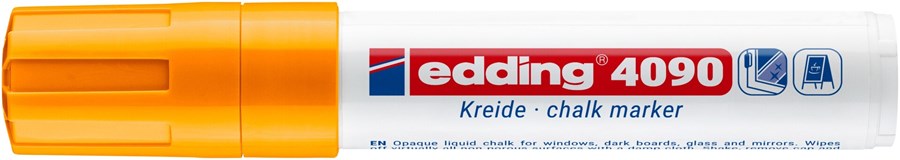 edding 4090 Kreidemarker Neonorange, Keilspitze 4-15 mm (Art.-Nr.: 4-4090066)