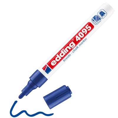 edding 4095 Kreidemarker blau, Rundspitze 2-3 mm (Art.-Nr.: 4-4095003)