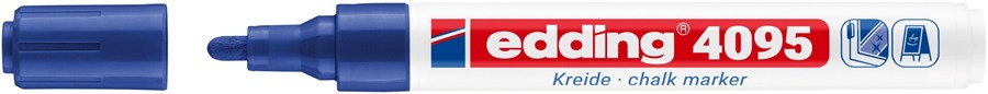 edding 4095 Kreidemarker blau, Rundspitze 2-3 mm (Art.-Nr.: 4-4095003)