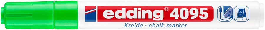 edding 4095 Kreidemarker hellgrün, Rundspitze 2-3 mm (Art.-Nr.: 4-4095011)