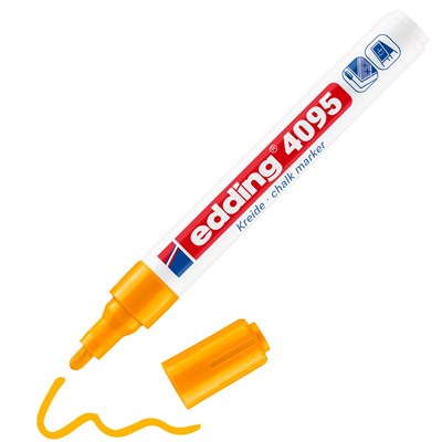 edding 4095 Kreidemarker neonorange, Rundspitze 2-3 mm (Art.-Nr.: 4-4095066)