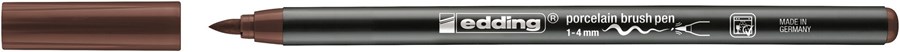edding 4200 Porzellanpinselstift braun, Pinselspitze 1-4 mm (Art.-Nr.: 4-4200007)