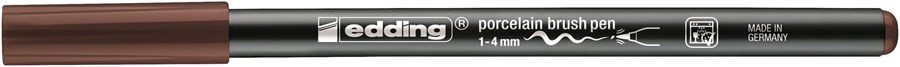 edding 4200 Porzellanpinselstift braun, Pinselspitze 1-4 mm (Art.-Nr.: 4-4200007)