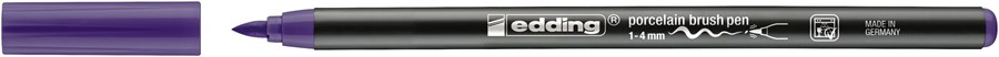 edding 4200 Porzellanpinselstift violett, Pinselspitze 1-4 mm (Art.-Nr.: 4-4200008)