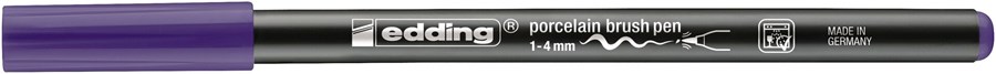 edding 4200 Porzellanpinselstift violett, Pinselspitze 1-4 mm (Art.-Nr.: 4-4200008)