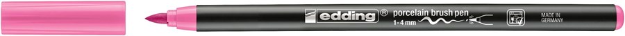 edding 4200 Porzellanpinselstift rosa, Pinselspitze 1-4 mm (Art.-Nr.: 4-4200009)