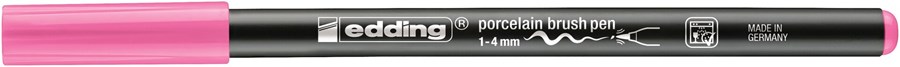 edding 4200 Porzellanpinselstift rosa, Pinselspitze 1-4 mm (Art.-Nr.: 4-4200009)