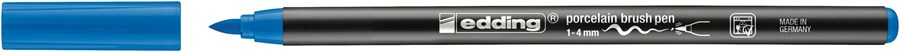 edding 4200 Porzellanpinselstift hellblau, Pinselspitze 1-4 mm (Art.-Nr.: 4-4200010)