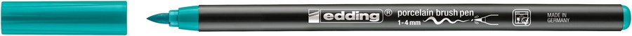 edding 4200 Porzellanpinselstift türkis, Pinselspitze 1-4 mm (Art.-Nr.: 4-4200014)