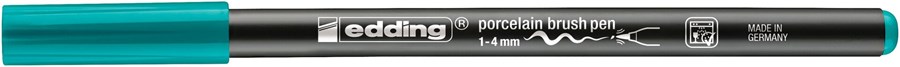 edding 4200 Porzellanpinselstift türkis, Pinselspitze 1-4 mm (Art.-Nr.: 4-4200014)