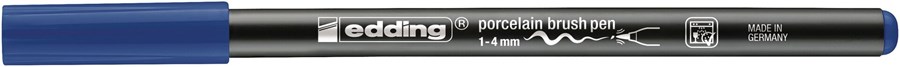 edding 4200 Porzellanpinselstift stahlblau, Pinselspitze 1-4 mm (Art.-Nr.: 4-4200017)