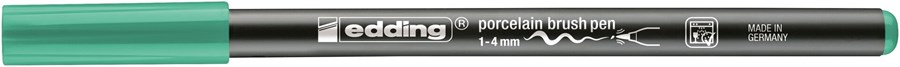 edding 4200 Porzellanpinselstift jadegrün, Pinselspitze 1-4 mm (Art.-Nr.: 4-4200857)