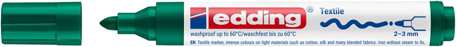 edding 4500 Textilmarker grün, Rundspitze 2-3 mm (Art.-Nr.: 4-4500004)