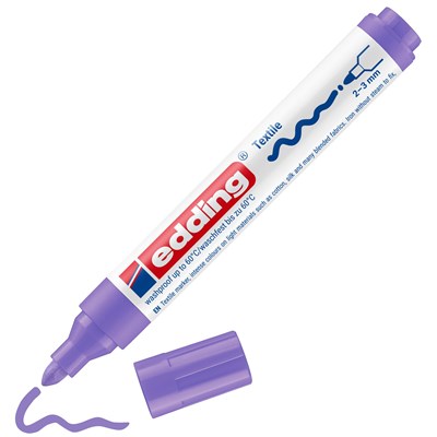 edding 4500 Textilmarker neonviolett, Rundspitze 2-3 mm (Art.-Nr.: 4-4500068)