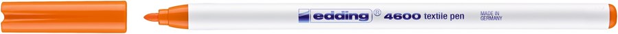 edding 4600 Textilstift orange, Rundspitze 1 mm (Art.-Nr.: 4-4600006)