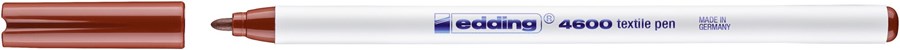 edding 4600 Textilstift braun, Rundspitze 1 mm (Art.-Nr.: 4-4600007)