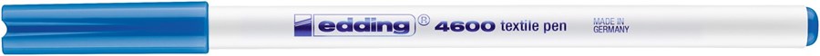 edding 4600 Textilstift hellblau, Rundspitze 1 mm (Art.-Nr.: 4-4600010)