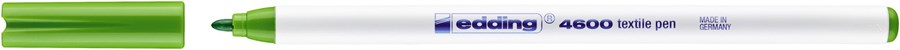 edding 4600 Textilstift hellgrün, Rundspitze 1 mm (Art.-Nr.: 4-4600011)