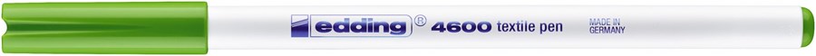 edding 4600 Textilstift hellgrün, Rundspitze 1 mm (Art.-Nr.: 4-4600011)