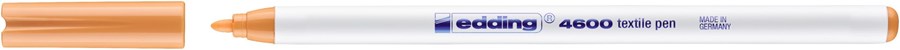 edding 4600 Textilstift hellorange, Rundspitze 1 mm (Art.-Nr.: 4-4600016)