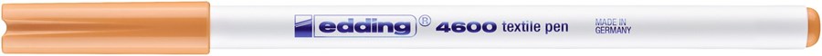 edding 4600 Textilstift hellorange, Rundspitze 1 mm (Art.-Nr.: 4-4600016)