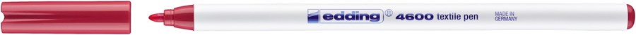 edding 4600 Textilstift karminrot, Rundspitze 1 mm (Art.-Nr.: 4-4600019)