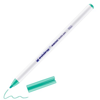 edding 4600 Textilstift blassgrün, Rundspitze 1 mm (Art.-Nr.: 4-4600034)