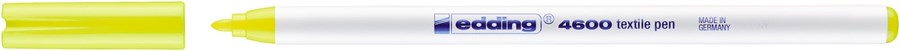 edding 4600 Textilstift neongelb, Rundspitze 1 mm (Art.-Nr.: 4-4600065)