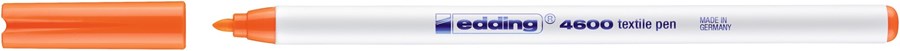 edding 4600 Textilstift neonorange, Rundspitze 1 mm (Art.-Nr.: 4-4600066)