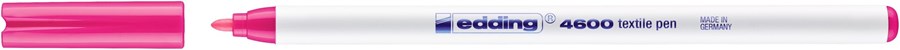 edding 4600 Textilstift neonrosa, Rundspitze 1 mm (Art.-Nr.: 4-4600069)
