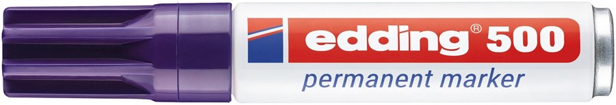 edding 500 Permanentmarker violett, Keilspitze 2-7 mm (Art.-Nr.: 4-500008)
