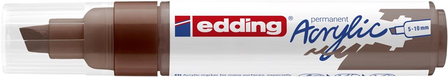 edding 5000 Acrylmarker breit schokoladenbraun, Keilspitze 5-10 mm (Art.-Nr.: 4-5000907)
