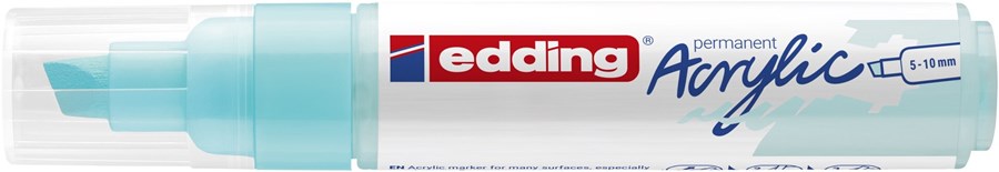 edding 5000 Acrylmarker breit pastellblau, Keilspitze 5-10 mm (Art.-Nr.: 4-5000916)
