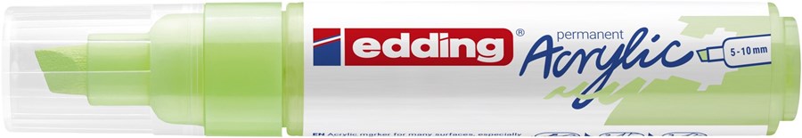 edding 5000 Acrylmarker breit pastellgrün, Keilspitze 5-10 mm (Art.-Nr.: 4-5000917)