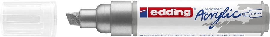 edding 5000 Acrylmarker breit silber, Keilspitze 5-10 mm (Art.-Nr.: 4-5000923)