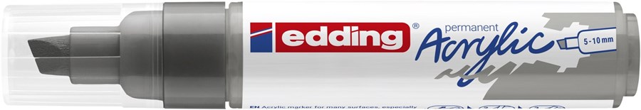 edding 5000 Acrylmarker breit anthrazit, Keilspitze 5-10 mm (Art.-Nr.: 4-5000926)