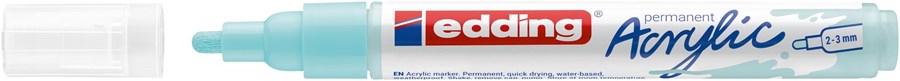 edding 5100 Acrylmarker medium pastellblau, Rundspitze 2-3 mm (Art.-Nr.: 4-5100916)