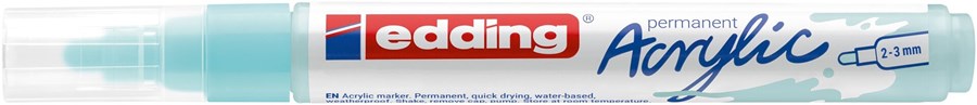 edding 5100 Acrylmarker medium pastellblau, Rundspitze 2-3 mm (Art.-Nr.: 4-5100916)