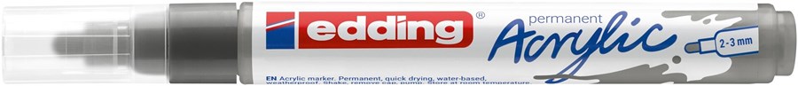 edding 5100 Acrylmarker medium anthrazit, Rundspitze 2-3 mm (Art.-Nr.: 4-5100926)