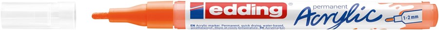 edding 5300 Acrylmarker fein neonorange, Rundspitze 1-2 mm (Art.-Nr.: 4-5300066)