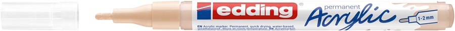 edding 5300 Acrylmarker fein warmbeige, Rundspitze 1-2 mm (Art.-Nr.: 4-5300255)