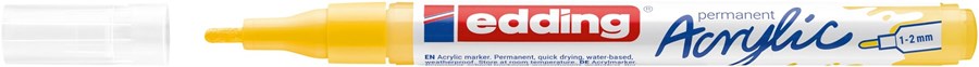 edding 5300 Acrylmarker fein verkehrsgelb, Rundspitze 1-2 mm (Art.-Nr.: 4-5300905)