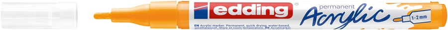 edding 5300 Acrylmarker fein sonnengelb, Rundspitze 1-2 mm (Art.-Nr.: 4-5300906)
