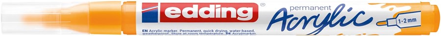 edding 5300 Acrylmarker fein sonnengelb, Rundspitze 1-2 mm (Art.-Nr.: 4-5300906)