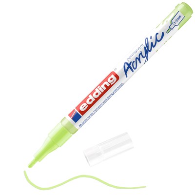 edding 5300 Acrylmarker fein pastellgrün, Rundspitze 1-2 mm (Art.-Nr.: 4-5300917)