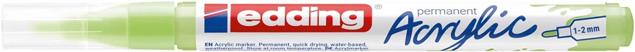 edding 5300 Acrylmarker fein pastellgrün, Rundspitze 1-2 mm (Art.-Nr.: 4-5300917)