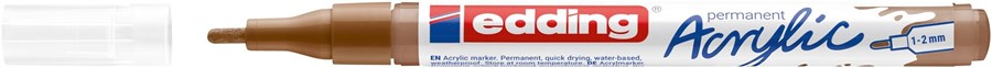 edding 5300 Acrylmarker fein haselnuss, Rundspitze 1-2 mm (Art.-Nr.: 4-5300919)