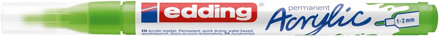 edding 5300 Acrylmarker fein gelbgrün, Rundspitze 1-2 mm (Art.-Nr.: 4-5300927)